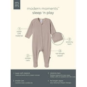 Modern Moments by Gerber Baby Neutral Super Soft Viscose Sleep N´Play With Mitten Cuff, Sizes Newborn - 6/9 Months