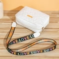 thumbnail image 2 of MUSOIE Quilted Crossbody Bags for Women Love Heart Purses Lightweight PU Leather Shoulder Handbag, 2 of 4