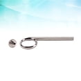 thumbnail image 3 of FRCOLOR Finger Pull Ring 2pcs Metal Trumpet Slide Finger Ring Pull Ring with Screw Trumpet Cornet Accessory Replacement CB22 (Silver),2.95"X1.02"X0.16", 3 of 4