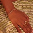 thumbnail image 5 of GOSFRY Bracelet for Women Gold Plated Dainty Paperclip Herringbone Bracelet Layered Rope Chain Bracelet Set, 5 of 10