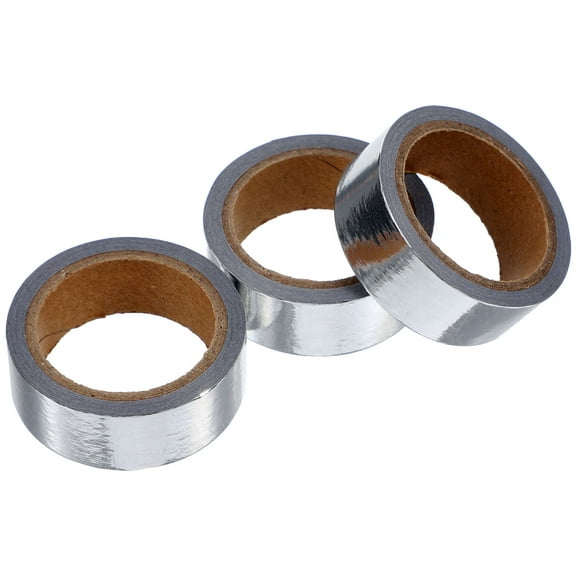 BRIGHTFUFU Decorative Silver Washi Tape Easy to Apply for Craft Projects