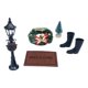 thumbnail image 2 of 5 piezas 6 de Árbol de Navidad Alfombra Lámpara Arranque Campana Habitación Árbol Decoración DIY Adornos, 2 of 7