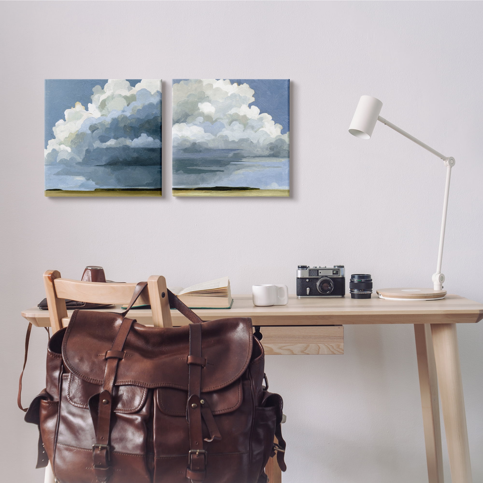 Stupell Industries Sublime Outdoor Weather Landscape Cloudy Sky Painting,17 x 17, Design by Emma Caroline