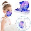 Utoimkio 50Pcs Children's Disposable Face Mask, Boy Girls Individually Wrapped Masks 3-layer, Kids Breathable and Comfitable Non-woven Fabric Face Shields Cloth Cotton