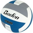 thumbnail image 2 of Baden LEXUM Indoor Microfiber Volleyball - Official NFHS Approved Game Ball, Gray/Blue/White, 2 of 5