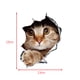 thumbnail image 2 of Coche 3D Estéreo Anime Divertido Personalidad Gatito Pegatina Coche Estilo Pegatina,13*18Cm Methold VI009932-00, 2 of 6