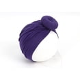 thumbnail image 1 of SUNSIOM Newborn Baby Beanie Hat Pure Color Bow Knot Soft Turban Head Wrap, 1 of 1