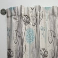 thumbnail image 3 of Designart 'Flower Vintage Pattern' Bohemian & Eclectic Curtain Panel, 3 of 5