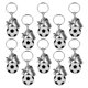 thumbnail image 3 of 10 llaveros de aleación para bolsos, regalos para aficionados al fútbol, colgantes de recuerdo de fútbol, accesorios para atletas., 3 of 6