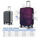 thumbnail image 4 of Fotbe Black Dark Blue Purple Funda Protectora para Equipaje, Antirrayones y Resistente a la Suciedad, Compatible con Maletas de 18 a 32 Pulgadas-Large, 4 of 7