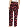 thumbnail image 3 of Balery Beautiful Maple Leaf Lantern print Women's Pajama Pants,Ultra Lightweight Pjs,Lounge Pant-Large, 3 of 9
