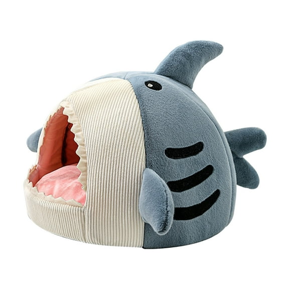 Pet Comfort Kennel Style Cat Bed for Indoor Use Cat Shaped Winter Warm Soft Cat Lightweight and Cozy Shelter for Cats