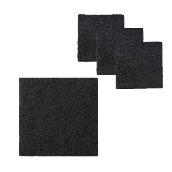 Genligt Activated Carbon Filters Compatible with HAPAW Stainless Steel Litter Box with Lid, Replacement Official Size, 4 Pack