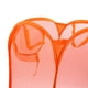 2pcs Orange Sac en Filet Pliable Rangement de Vêtements Sales Panier à Linge Organisateur – image 3 sur 3