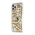 thumbnail image 4 of For Samsung Galaxy S24 Plus /S24+ Bling Crystal 3D Full Diamonds Luxury Sparkle Rhinestone Ornaments Hybrid Cover ,Xpm Phone Case [ Gold Swan Crown Pearl ], 4 of 7