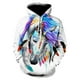 thumbnail image 2 of Sudadera con capucha con estampado 3D de caballo y animal para hombre, unisex, extragrande, informal, de moda, para la calle, divertida, para niños, novedad de 2024, 2 of 5