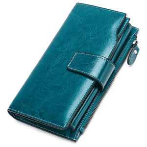 Sendefn Women's Genuine Leather RFID Wallet, Large Capacity