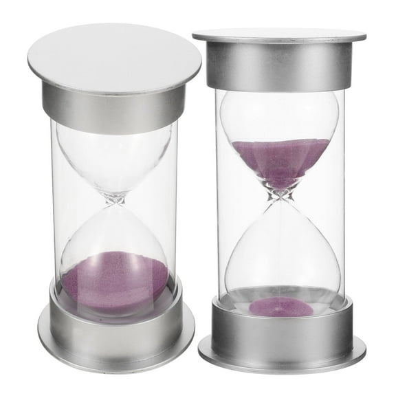 FELTECHELECTR 2pcs Hourglass Decor 20 Minutes Sand Timer Hourglass Timers Decorative  Sand Clock