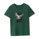 thumbnail image 4 of Camiseta para mujer, ropa de verano, camiseta básica para oficina, calle, trabajo, vacaciones Verde, 4 of 7