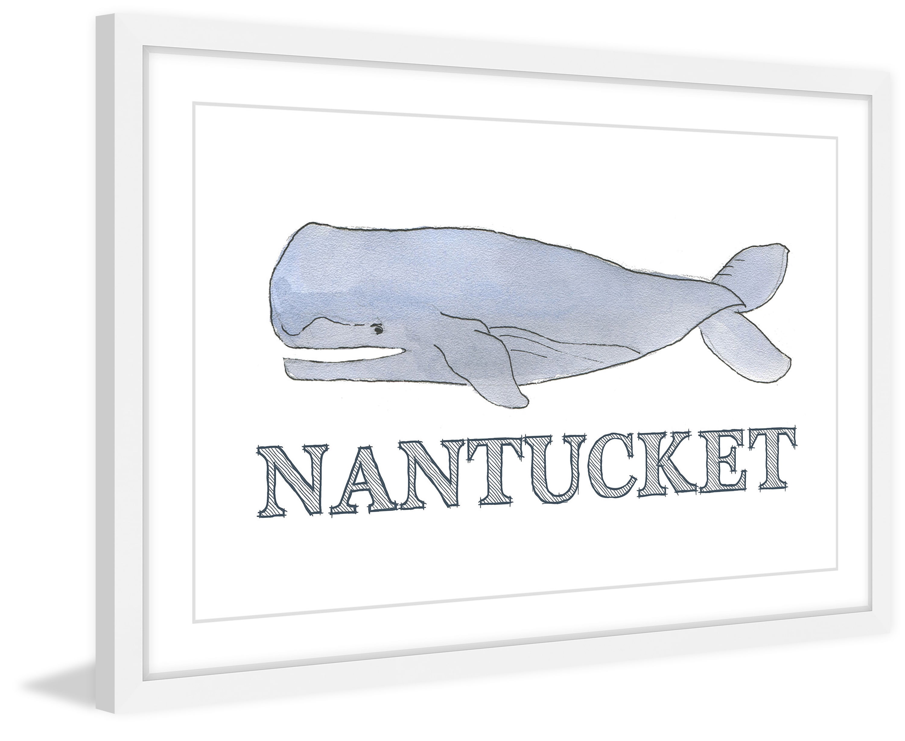 "Come to Nantucket" Framed Painting Print
