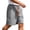 (Casual 127)Gray, variant on Mens Casual Shorts Fashion Breeches Sports Elastic Waist Drawstring Pocket Summer Solid Color Short Pants