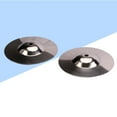 thumbnail image 3 of KALLORY 2-Pack Crash Cymbals High Hardness Percussion Instrument Accessories for Drums, 3 of 8