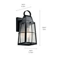 thumbnail image 2 of Kichler Lighting - One Light Outdoor Wall Mount - Outdoor Wall - Small -, 2 of 8