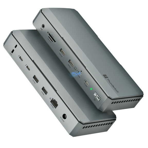 WAVLINK 12-in-1 Laptop Docking Station with 140W Charging, Triple 4K/Dual 8K Display USB Hub Thunderbolt 5 Dock with TB5 Ports, 2.5G Ethernet, USB-A 10Gbps for TB5/4 Laptops