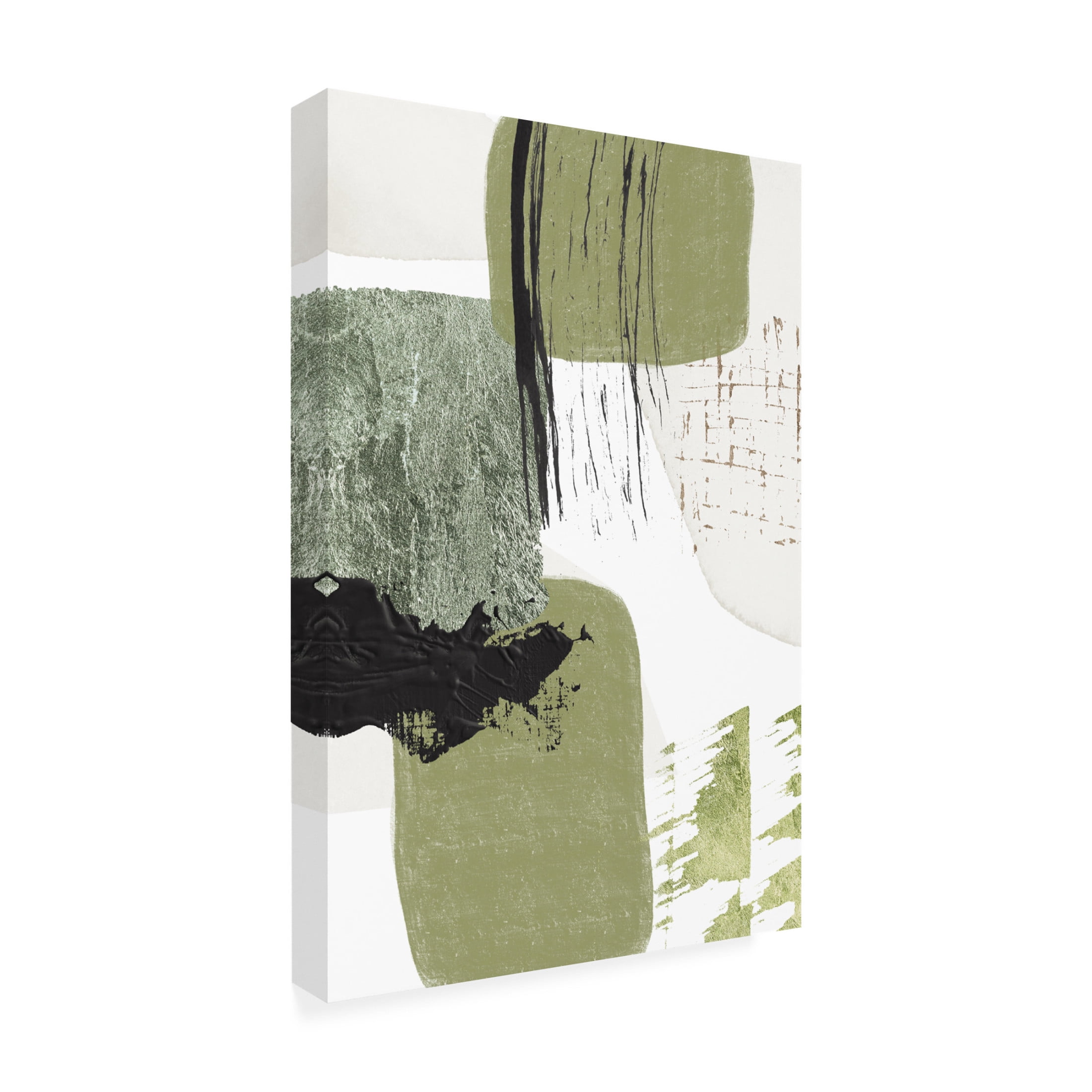 Trademark Fine Art Sally Ann Moss Green Dream 3 Canvas Wall Art