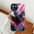 thumbnail image 2 of Galaxy Pink Heart Artistic iPhone Case for Couples Valentine’s Day Gift Compatible with iPhone 11/12/13/14/15/16 (Pro Max/Plus), 2 of 9