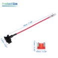 thumbnail image 3 of Unique Bargains 5 Set Universal Car Fuse Tap and Circuit Adapters 12V with 10A Low Profile Mini Blade Type Fuses, 3 of 8
