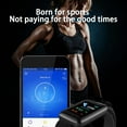 thumbnail image 4 of YSTINNG 1.4inch Smart Watch 150mAh Step Counter Alarm Incoming Message Alert Sports Mode Waterproof Fitness Watch for IOS 9.0 for Android 5.0 Smartphone B311-2706, 4 of 8