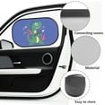 thumbnail image 6 of Yuyamidu Dinosaur Car Rear Window Sun Shade Blue Car Side Window Sunshade Cute Car Sun Shade 2 Pack Foldable Car Window Shades for Kids Boys Car Accessories, 6 of 7