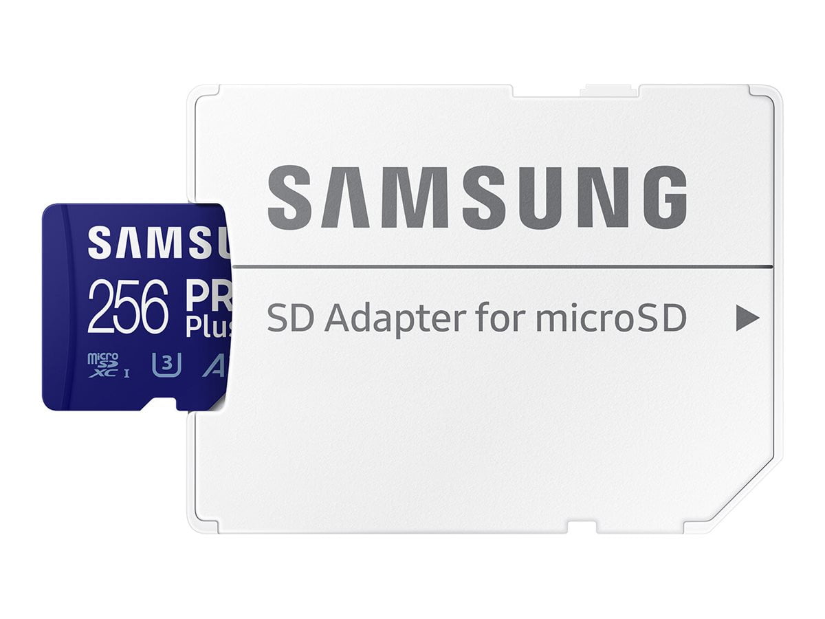 Samsung PRO Plus 256 GB Class 10/UHS-I (U3) V30 microSDXC, 1