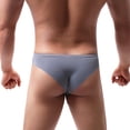 thumbnail image 2 of Aayomet Men's Pouch Bikini Underwear Low Rise Mens Briefs,Gray M, 2 of 4