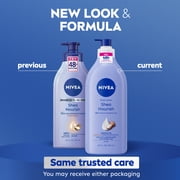 NIVEA Shea Nourish Body Lotion for Dry Skin with Hyaluronic Acid and Shea Butter, 20 fl oz