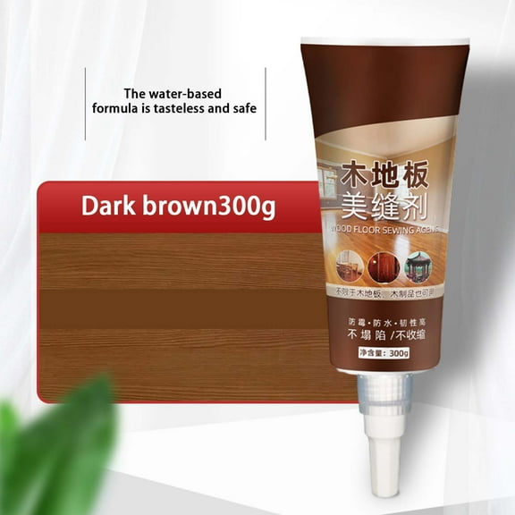 Wooden Floor Gap Filler | Seam Sealant for Filling Gaps in Hardwood Flooring | Consistent Color Finish | Easy Application | Seamless Repair | 300g | Suitable for All Wood Floors