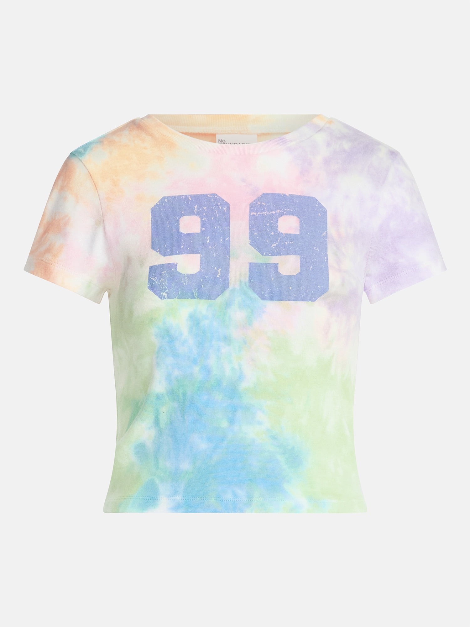 No Boundaries Pride Tie Dye Ribbed Graphic Cotton Baby Tee