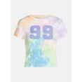 thumbnail image 5 of No Boundaries Pride Tie Dye Ribbed Graphic Cotton Baby Tee, Women's XXS-XXL, 5 of 5