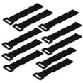 thumbnail image 3 of DOLITY 10x Hook Loop Cable Ties Straps with Buckle Network Cabling Organizer 230x25mm, 3 of 9