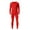 Red, variant on WTXUE Thermal Underwear Set Lined Long Thermal Underwear Base Layer Set for Cold Winter Relaxed Fit Pant Suits (Men's) Size 4XL