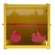 thumbnail image 5 of Objetivo con puntos de disparo con bolas recolectoras, accesorios de entrenamiento. Amarillo y rojo, 5 of 8