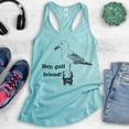 thumbnail image 2 of Hey Gull Friend Tank Top, Ladies Racerback Tank Top, Seagull Tank, Beach Tank, Animal Pun Tank, Cancun, Medium, 2 of 3