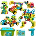 thumbnail image 1 of Bloques de construcción Toy NXONE 195 PCS con taladro, 1 of 7