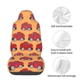 thumbnail image 3 of Lsque Red Cars Pattern Car Seat Covers for Front Seats , Waterproof Seat Covers for Cars, Sporty Front Seat Covers,Car Seat Cover Protector Front Seats, 3 of 5