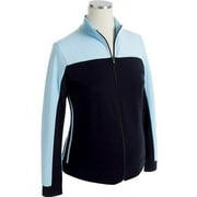 Maternity Color-Block Zip Jacket