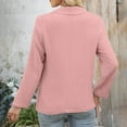 thumbnail image 5 of Jtjvou Trendy Suit Jacket Blazer for Women Business Lapel Jacket Button up Work Blazer with Pockets Slim-Fit Front Open Blouse Solid Color Office Cardigan Pink S, 5 of 9