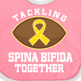 thumbnail image 4 of Inktastic Spina Bifida Awareness Ribbon Boys or Girls Baby Bib, 4 of 4