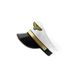 thumbnail image 1 of ZheElen Airline Big Cornice Hat Performance Uniform Sailors Cap Cap Airline Hat white, 1 of 6