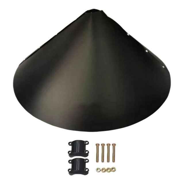 Almencla Hanging Bird Feeders Wrap Squirrel Baffle Wrap Guard Around Rod 19 inch